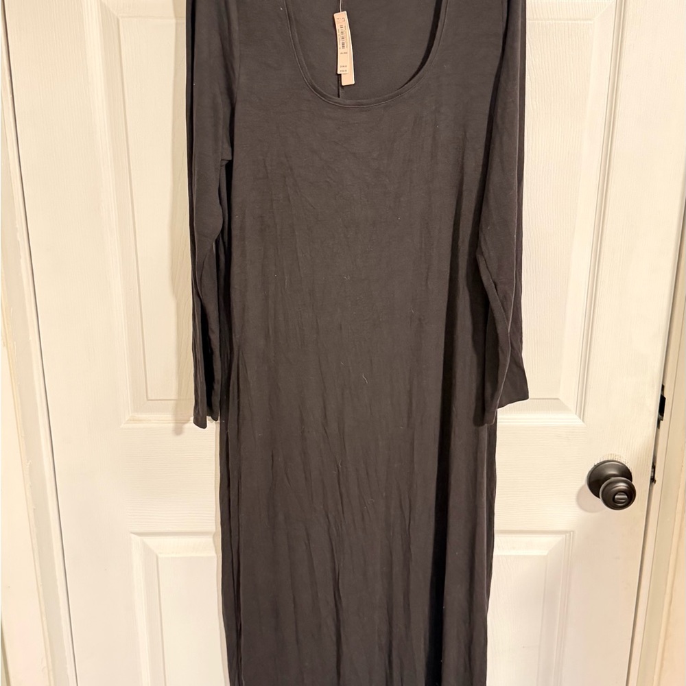 Victoria's Secret Charcoal Long Sleeve Dress